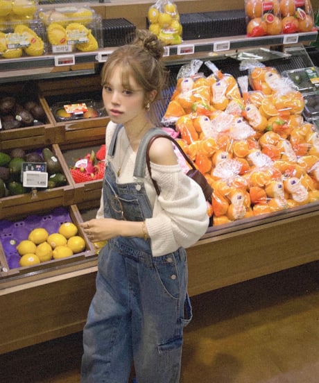 wide low-rise overall