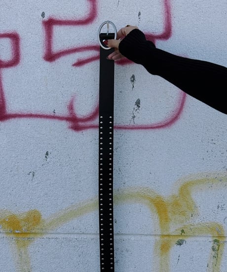studded leather belt