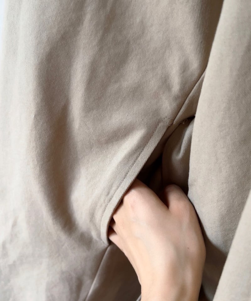 Nalm. long trench coat | Nalm.