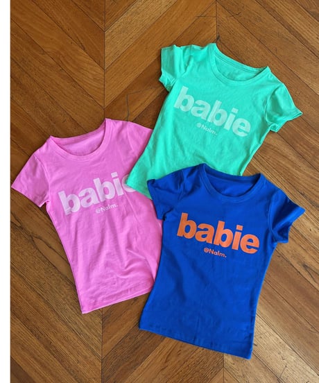 【7/14再入荷】 babie mini tee / candy pink