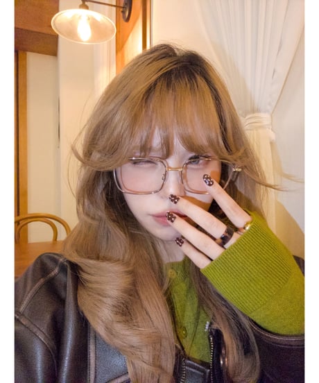 【7/14再入荷】 edge square glasses / silver (original case set)