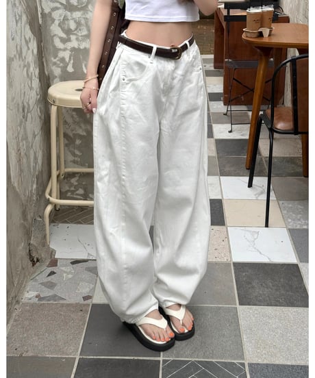 2way shift white denim