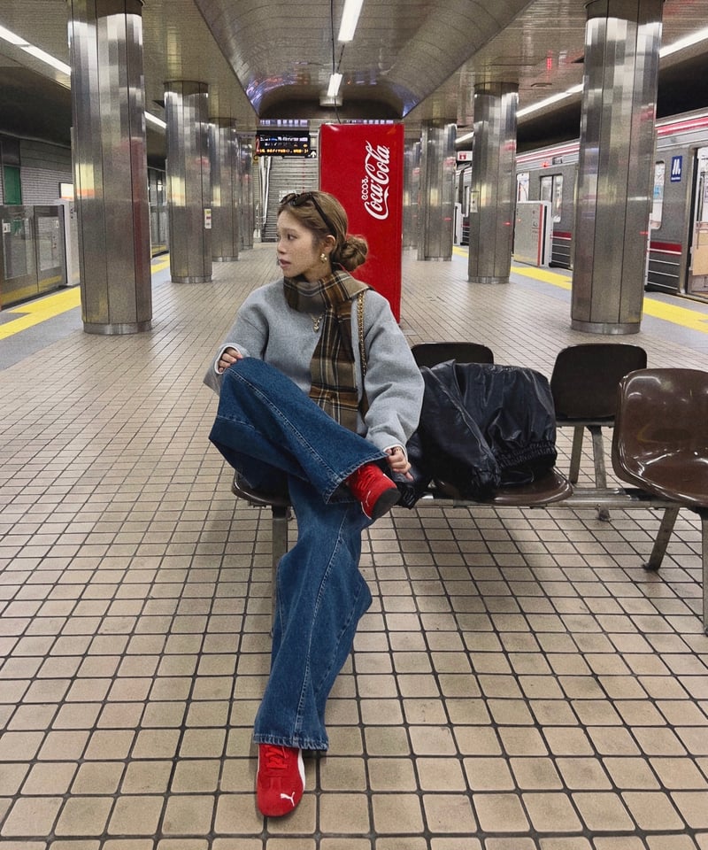 再販】barrel leg wide denim | Nalm.