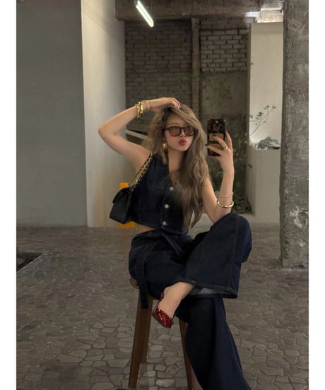 summer denim on denim set