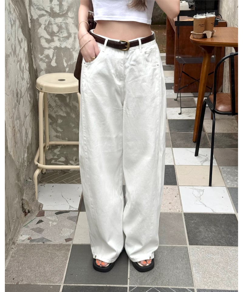 2way shift white denim | Nalm.