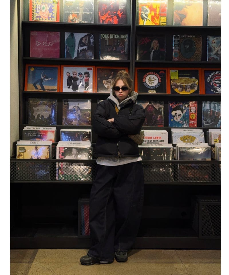 reversible logo down jacket | Nalm.