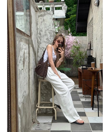 2way shift white denim