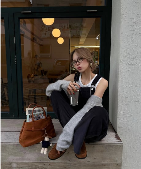 urban corduroy overalls / navy