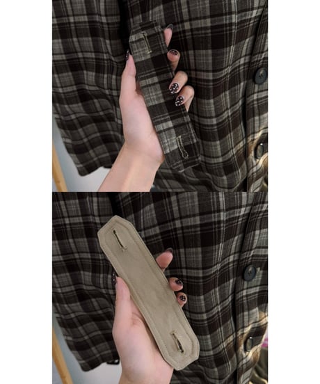 【数量限定再入荷】reversible frill half trench