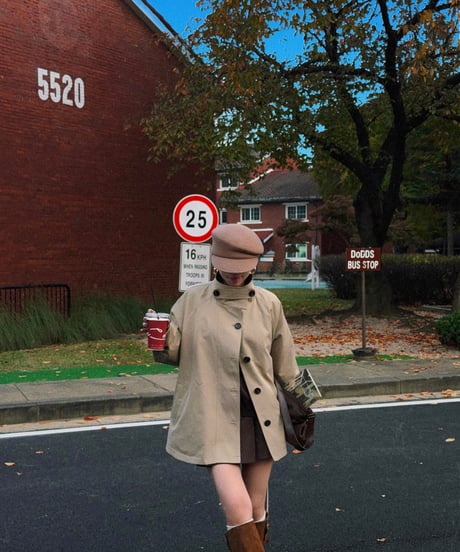 wool casquette / milk beige