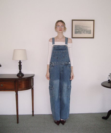 wide low-rise overall