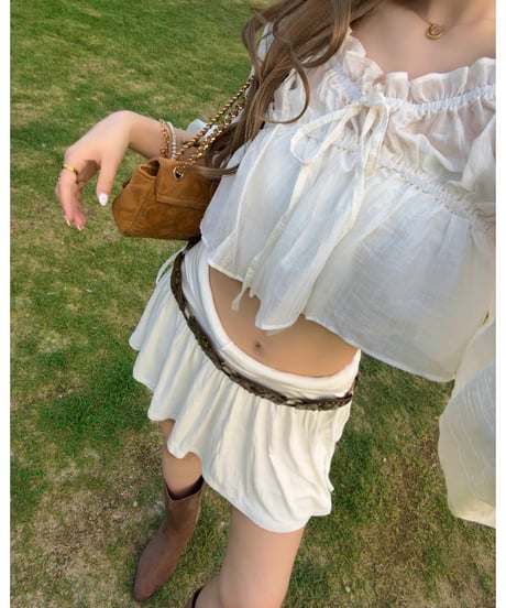 sheer fairy blouse /ivory