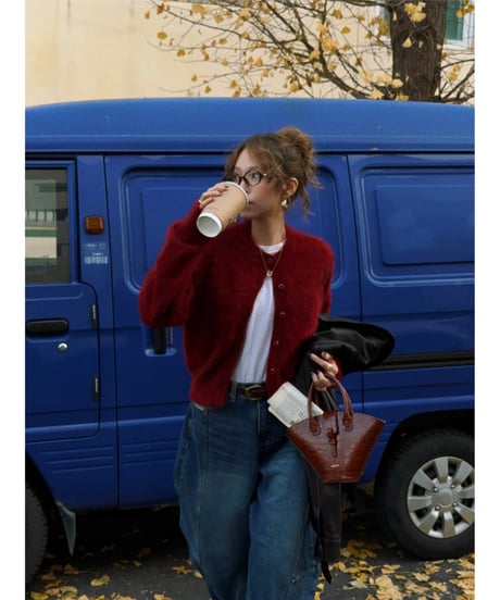angora soft cloud cardigan
