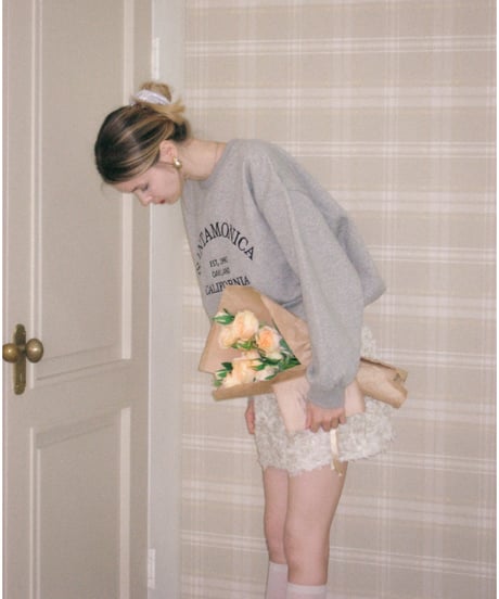 flower charming skirt / ivory