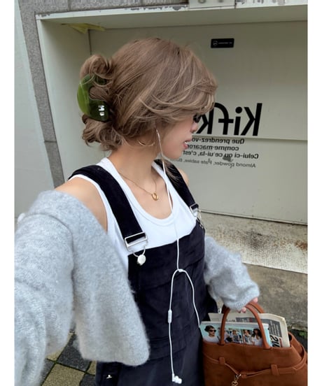 urban corduroy overalls / navy