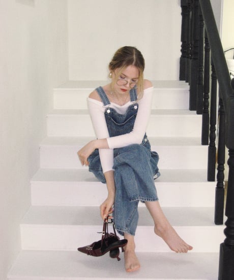 wide low-rise overall