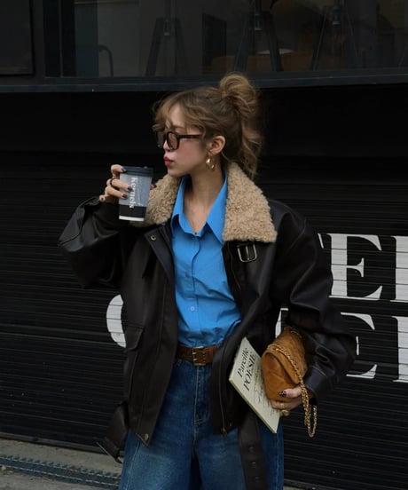 urban color shirt / blue