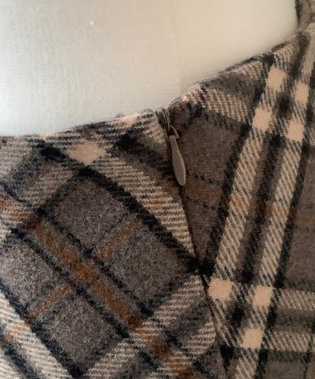 london checked mini skirt