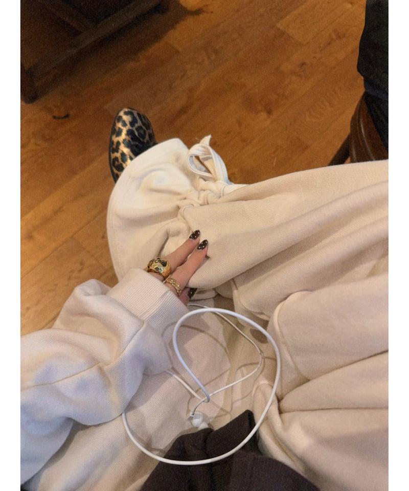 drawstring sweat set-up / ivory | Nalm