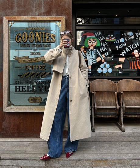 Nalm. long trench coat