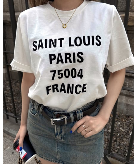 PARIS tee /black