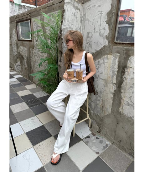 2way shift white denim