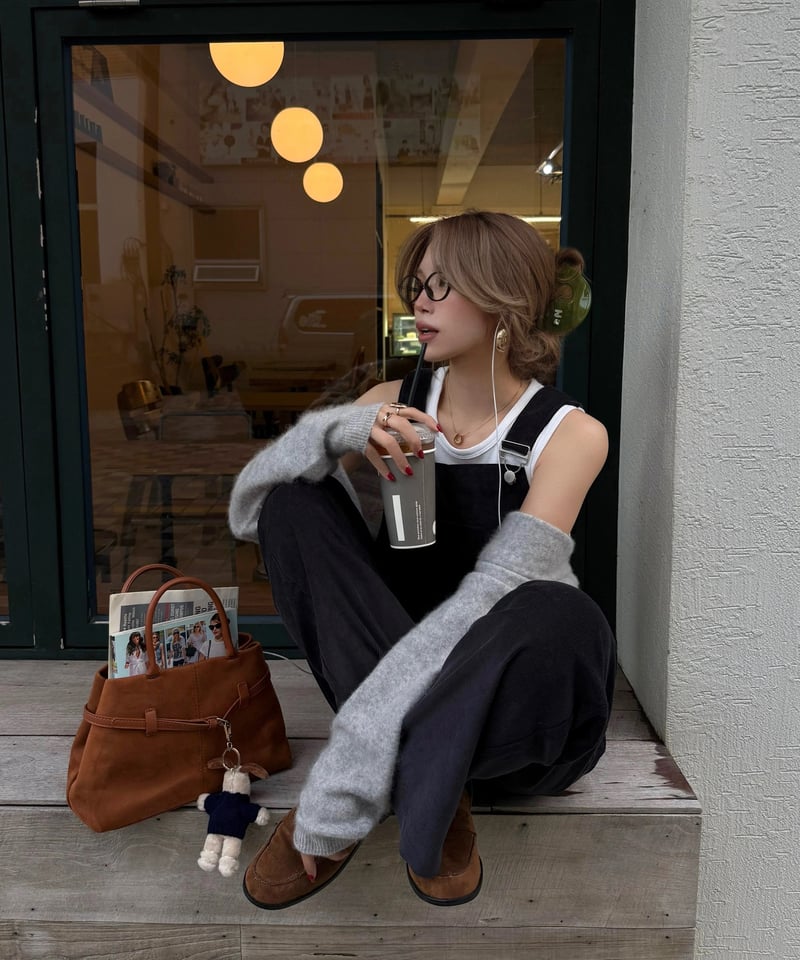 urban corduroy overalls / navy | Nalm.