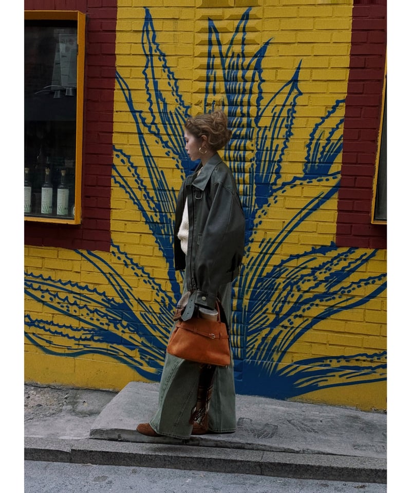 Nalm. vintage leather jacket / khaki | Nalm.