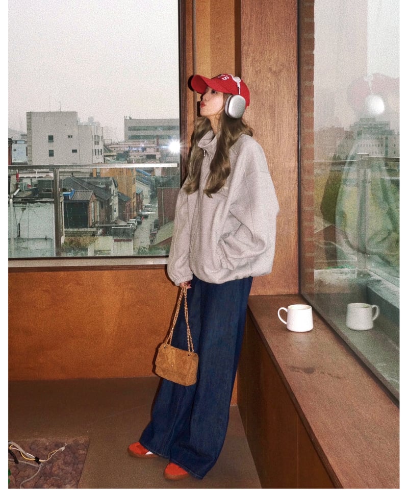 Nalm. オーバーフィットボアジャケット オーバーフィットボアジャケットニットNalm.