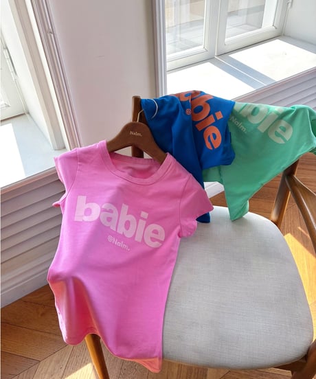 【7/14再入荷】 babie mini tee / sour mint