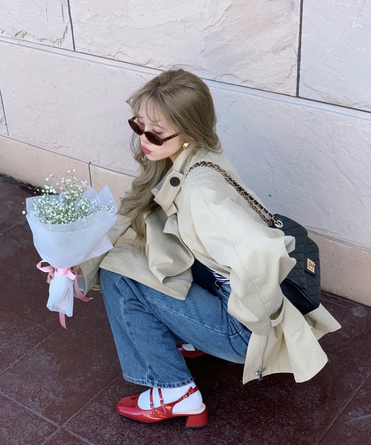 大人気再入荷】fril half trench | Nalm. 大人気再入荷】fril half trench | Nalm.
