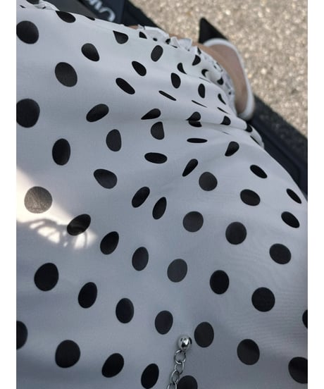 【7/14再入荷】 romantic dot frill skirt