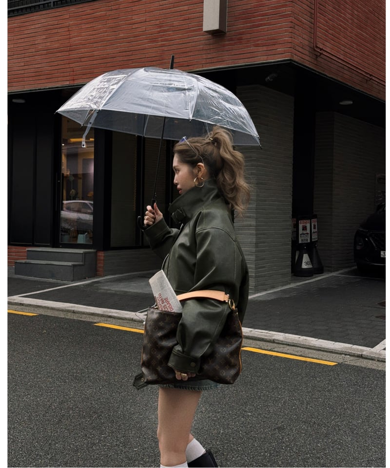 Nalm. vintage leather jacket / khaki | Nalm.