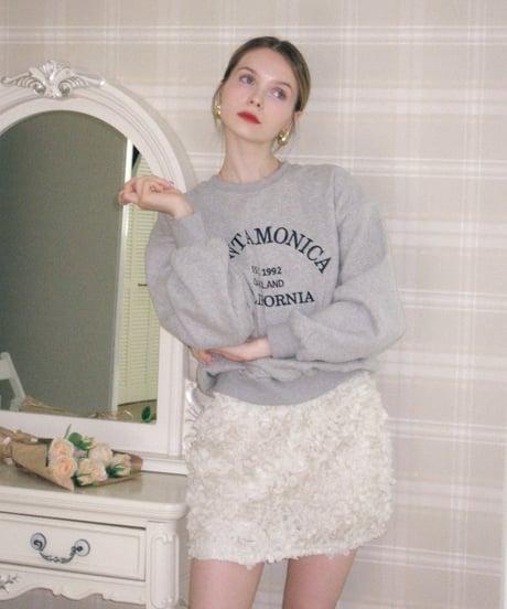 flower charming skirt / ivory
