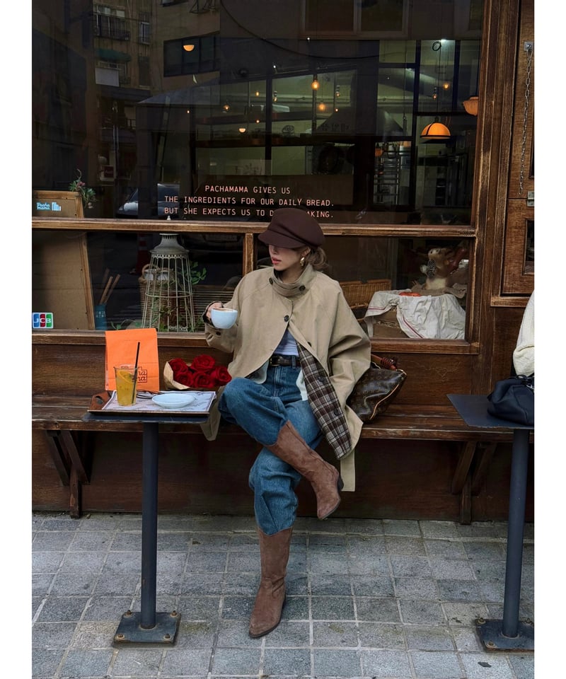 新品　nalm. reversible frill half trench reversible frill half trench | Nalm.