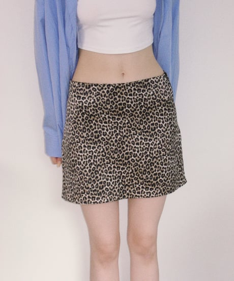 レオパードミニスカート