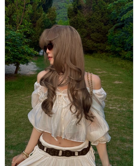 sheer fairy blouse /ivory