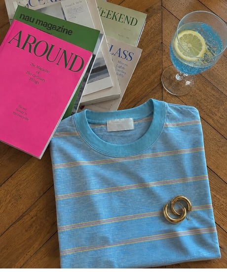 soda sheer stripe tee