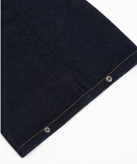 girls happy list denim pants / deep indigo