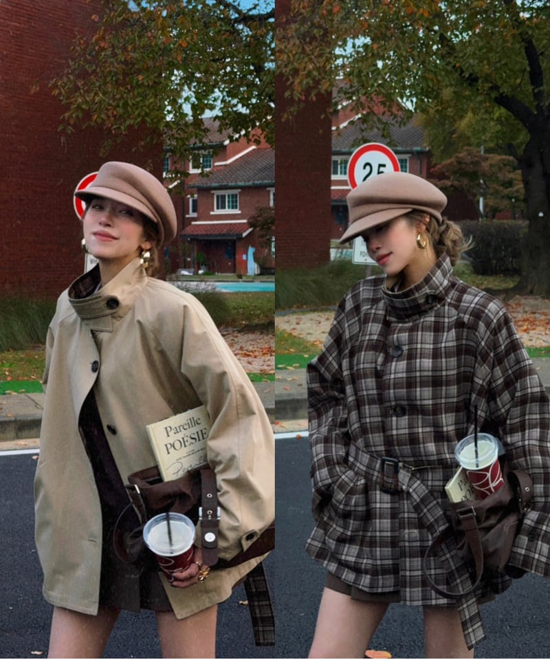 reversible frill half trench | Nalm.