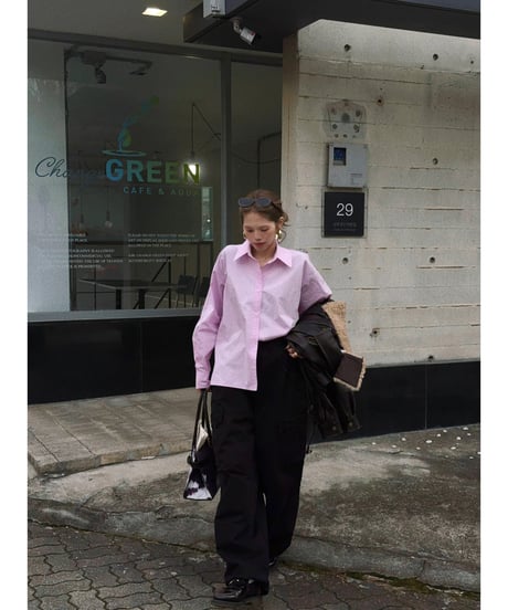 urban color shirt / pink