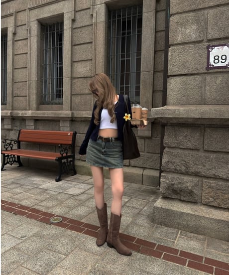 cropped mini tee