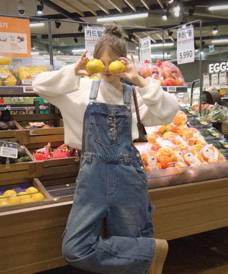 wide low-rise overall