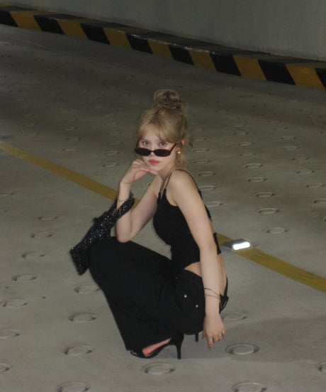 【再入荷】bootscut slim pants / black