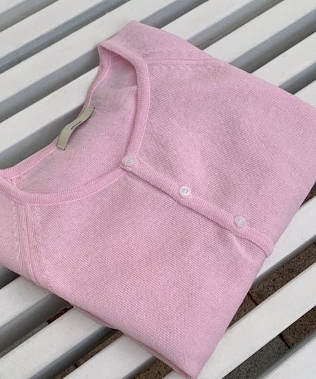sheer pink cardigan