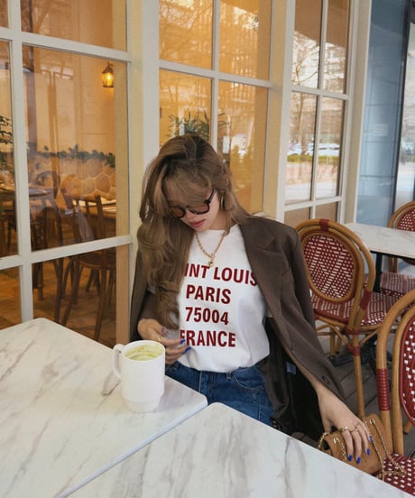 PARIS tee /red