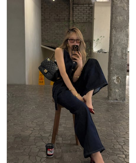 summer denim on denim set