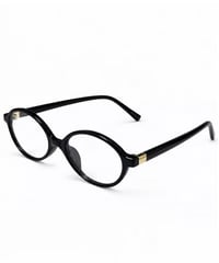 classic oval glasses / black (original case set)