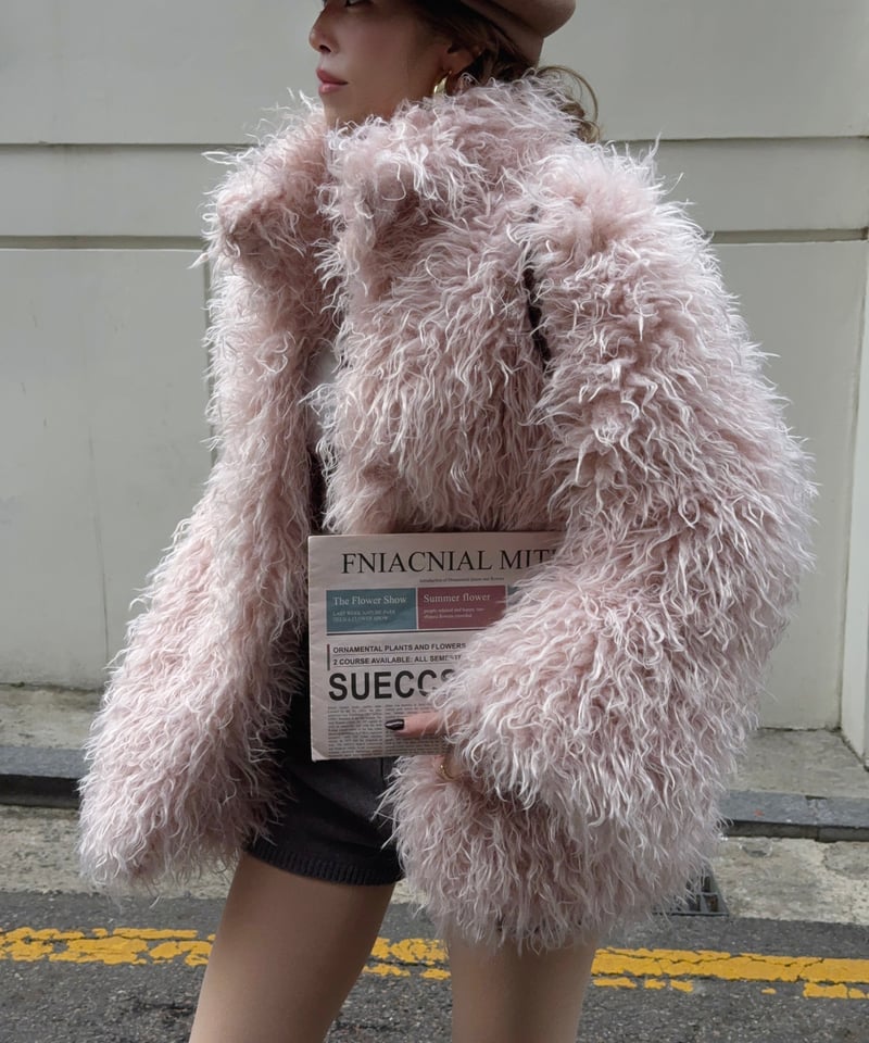 ジャケット・アウター MILK PINK TEDDY JACKET NALM. 福袋】MILK PINK TEDDY JACKET BOX | Nalm.