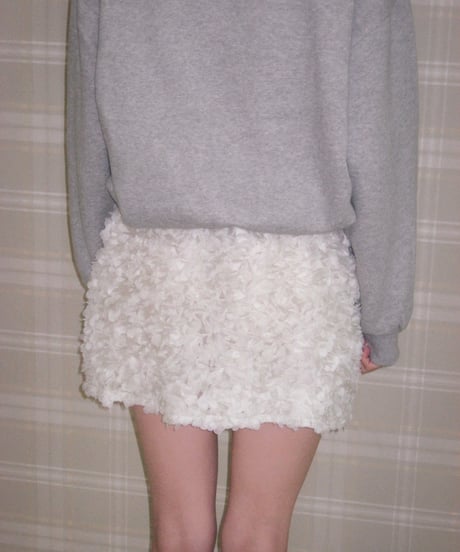 flower charming skirt / ivory